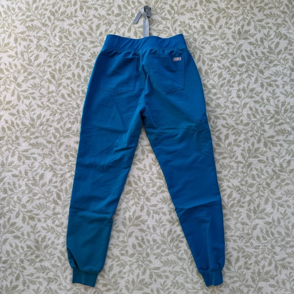 Figs Zamora Joggers Scrub Pants Pacific Blue Size XXS - Picture 5 of 6